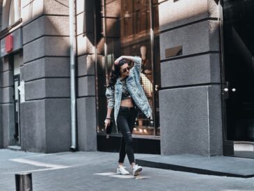 Streetmiljö för mode och trend